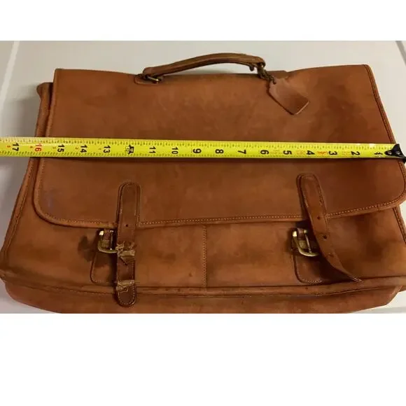 Coach USA Vintage Leather Briefcase Messenger Bag Tan Distressed *Read - Picture 14 of 14